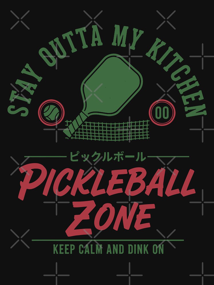 Pickleball Funny Player Stay Outta My Kitchen Zone by LuminOrb