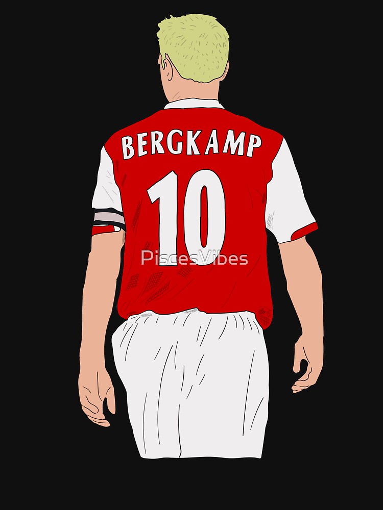 Dennis Bergkamp Arsenal Retro Footy by PiscesVibes