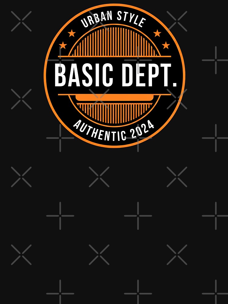 Basic Dept Urban Style Authentic Circular Badge Design by DigitalArtx-com