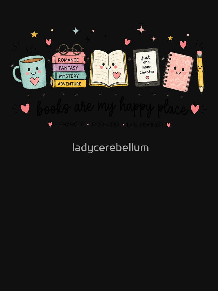 Books Are My Happy Place by ladycerebellum