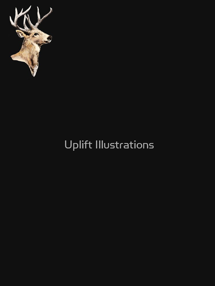 Deer Watercolor Illustration - Hunting / Woodland animal by Uplift Illustrations