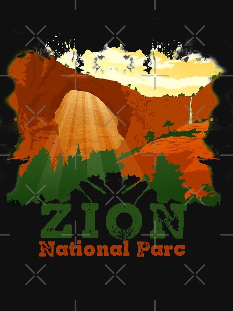 Zion national Parc vintage by theDlab