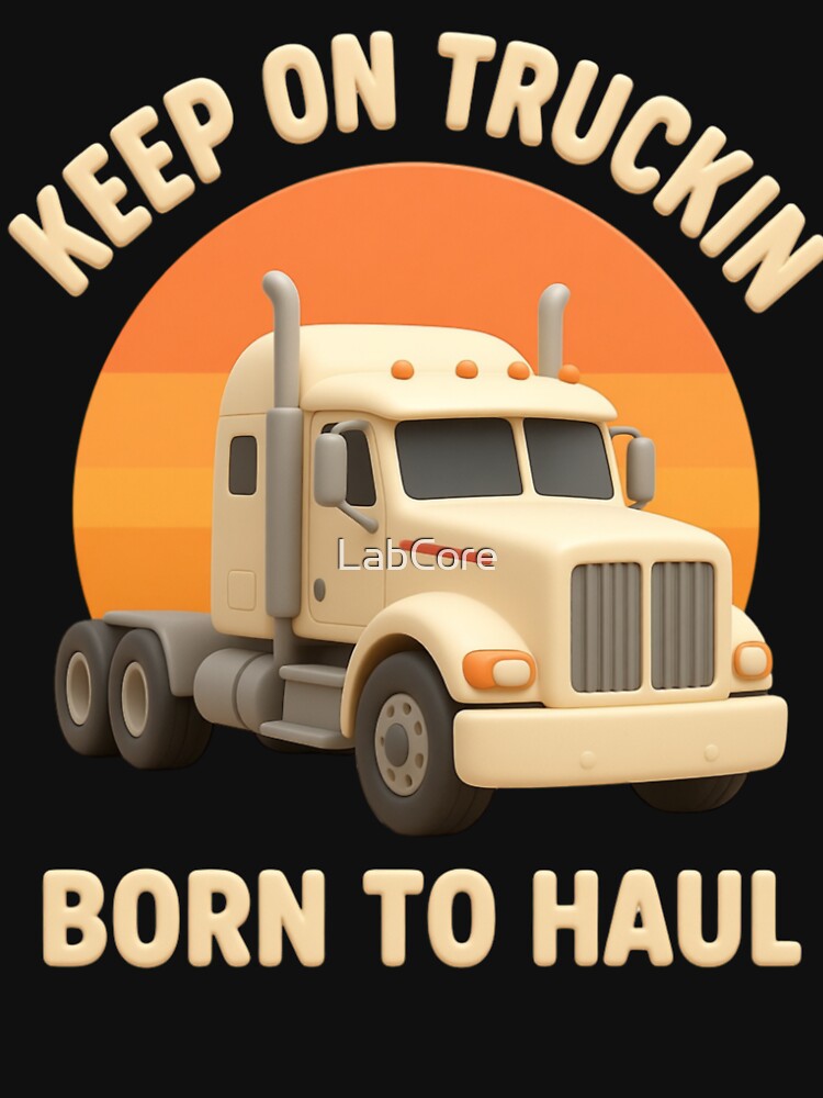 Keep On Truckin Born To Haul | American Trucker Shirt by LabCore