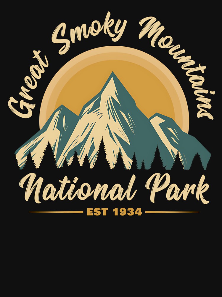 Great Smoky Mountains National Park Vintage by saldcharig