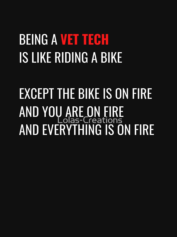Vet Tech On Fire by Lolas-Creations