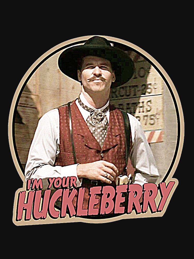 Halloween Gift For Men Women Western Iam Your Huckleberry 1990s by DeadwoodHotova