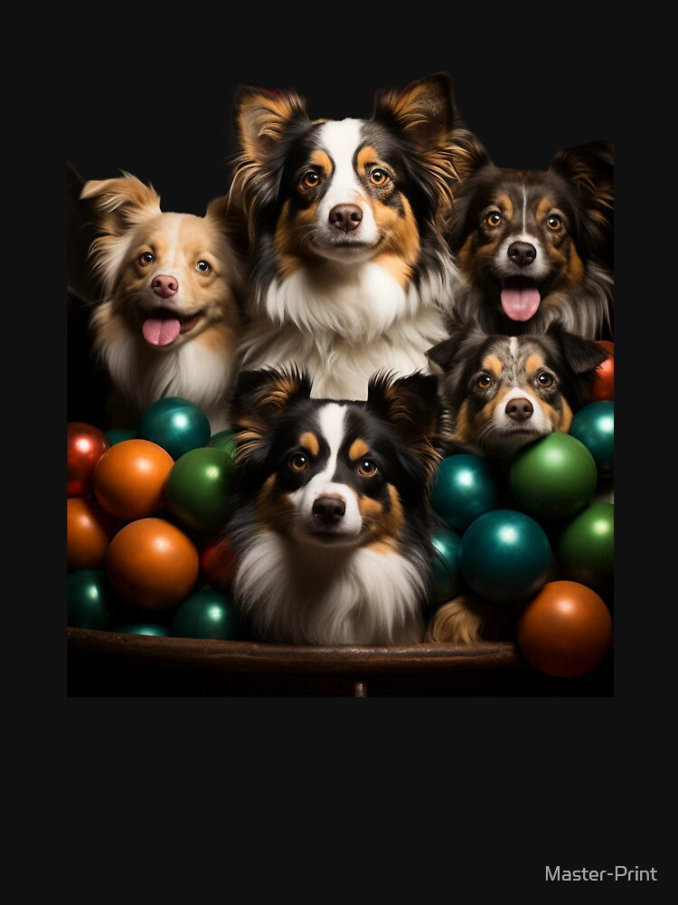 Merry Christmas Dogs by Master-Print