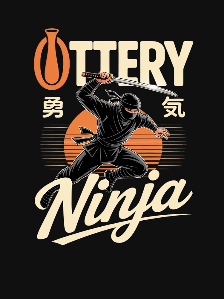 Pottery Ceramics Artist Ninja Pottery Ninja by InspiredFoul