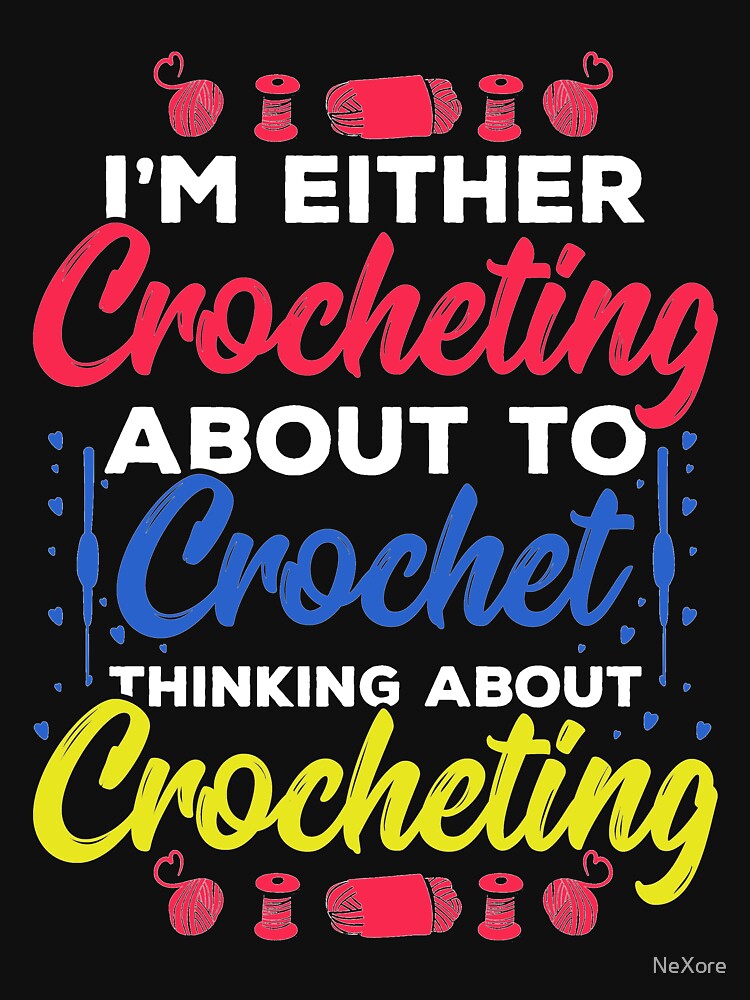 I am Crocheting about to Crochet thinking about it by NeXore