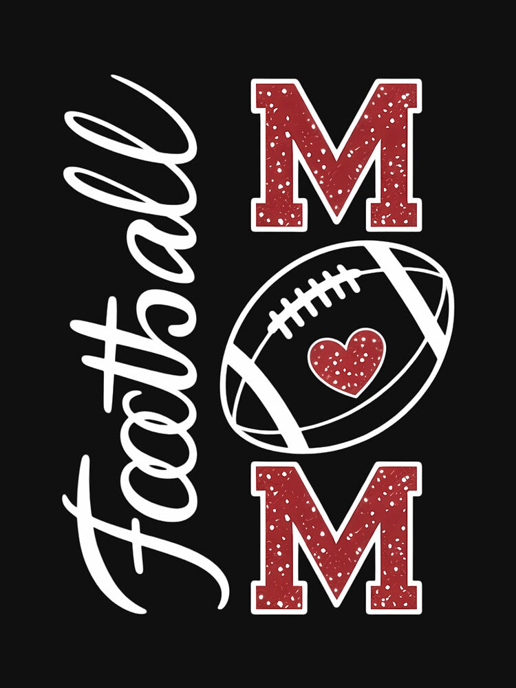 Football Mama Go Cheer Football Mom Game Day Mother's Day by AsteriskDatBArt