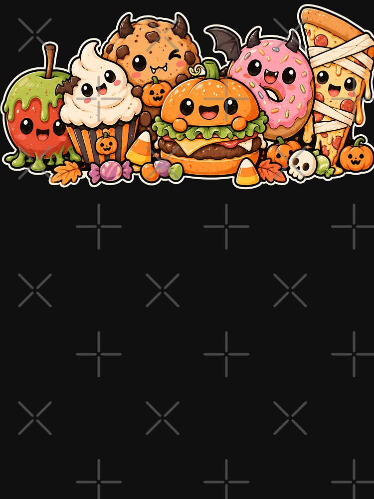 Kawaii Halloween Food Friends Cute Spooky Treats by ArcaneArtistry