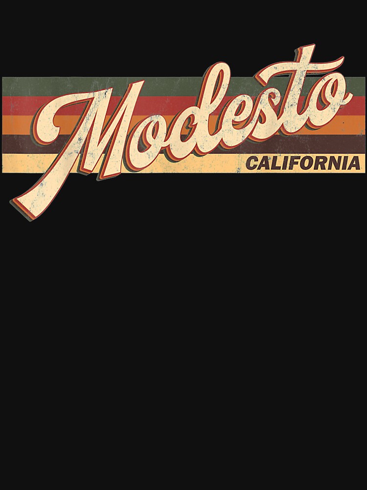 Vintage 80s 70s Modesto Retro Modesto California by dannareyansh
