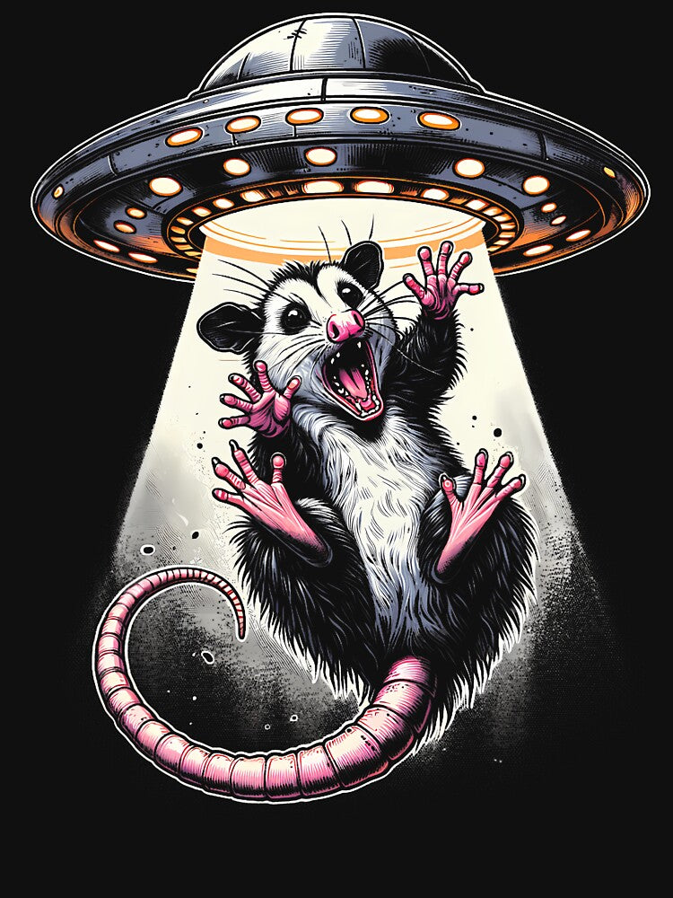 Opossum Funny Alien Abduction Ufo Meme Possum by ArleneJene