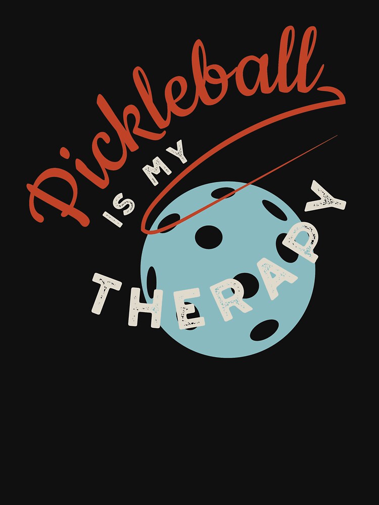Funny Pickleball Is My Therapy by whyitsme