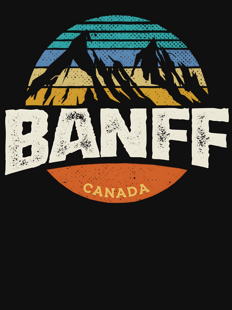 Banff Canada National Park Vintage Mountain by Vlashilo