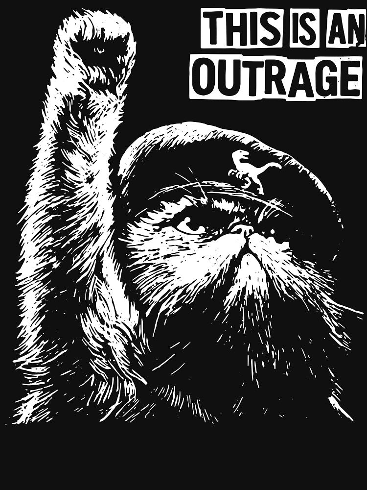 This Is An Outrage Cat Carl Dungeon Crawler Carl Lover by phoebelevine