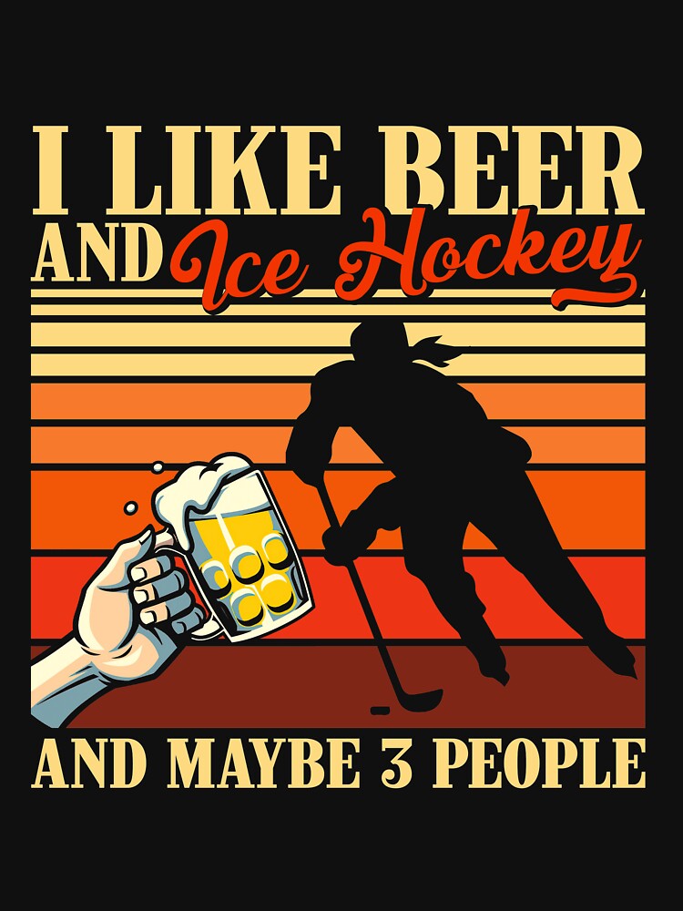 Copy of Vintage Beer Ice Hockey And Maybe 3 People by LucianaShop