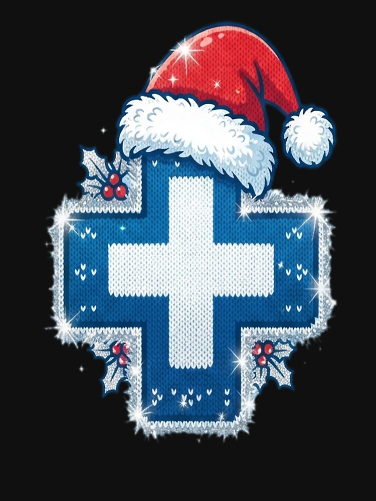 EMS Paramedic EMT Star of Life Christmas Graphic by gugigu1