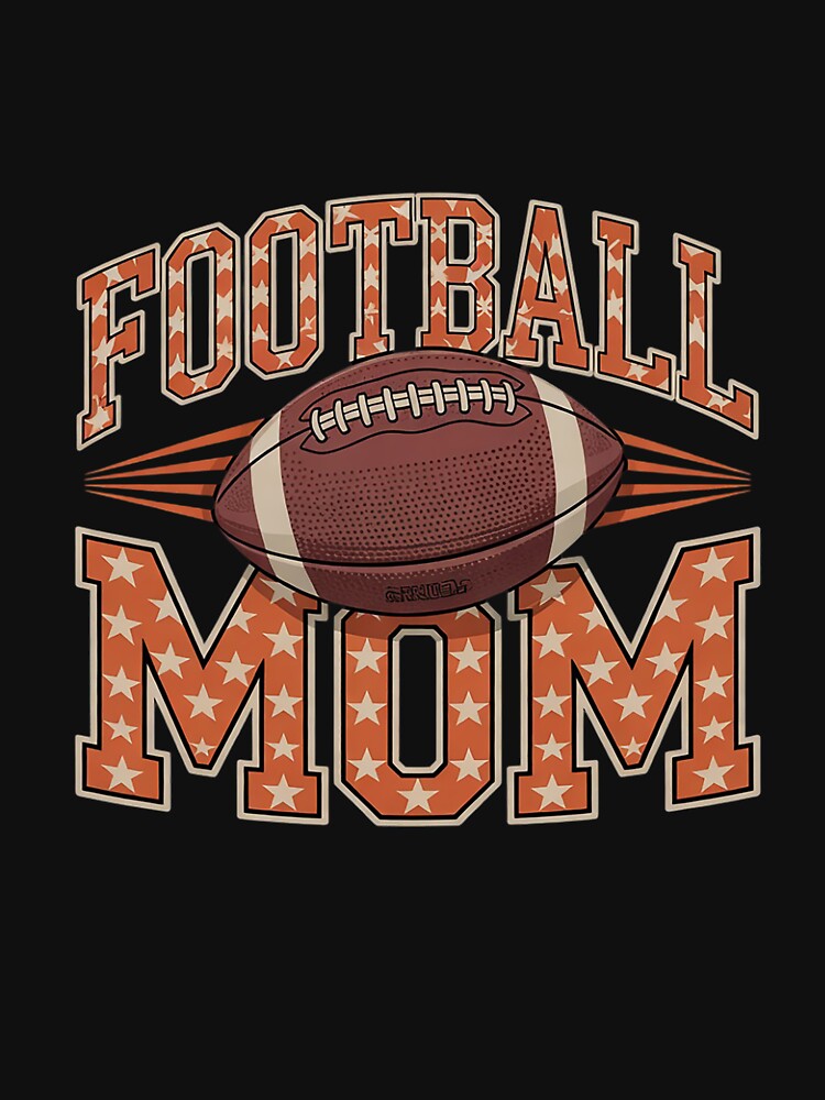 Football Mom Coquette Bow Touchdown Season Game Day by lilLilaBatArt