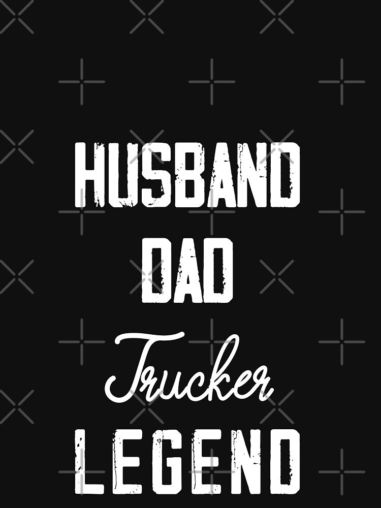 Husband Dad Trucker Legend for Trucking lovers by Rima-Store-19