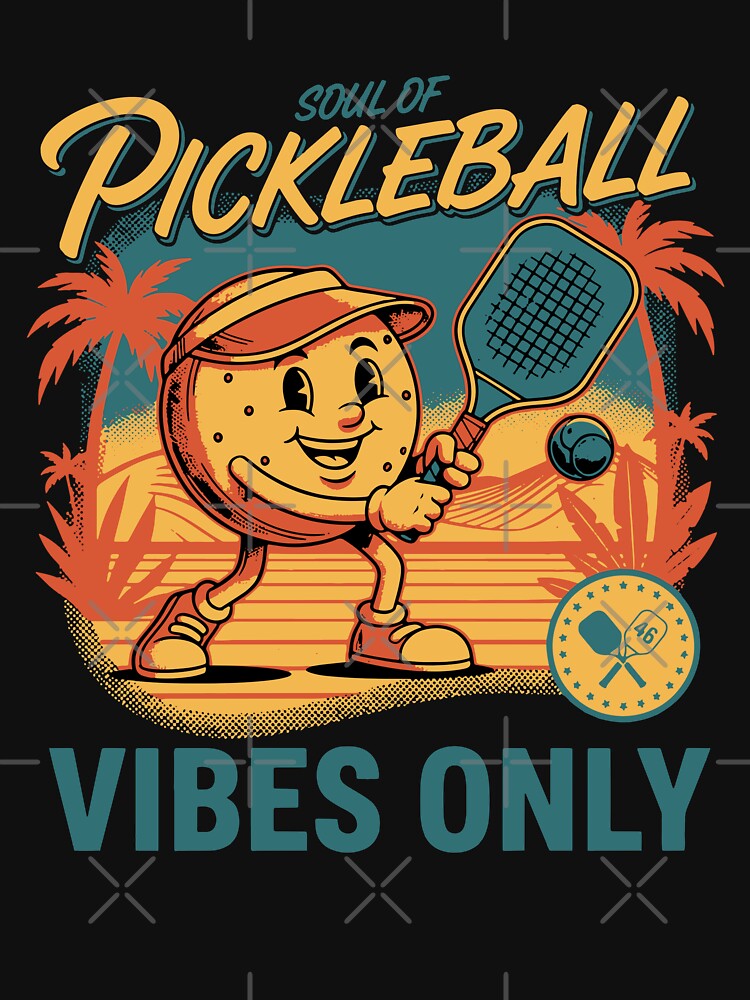 Pickleball Soul Of Pickleball Vibes Only Funny by LuminOrb