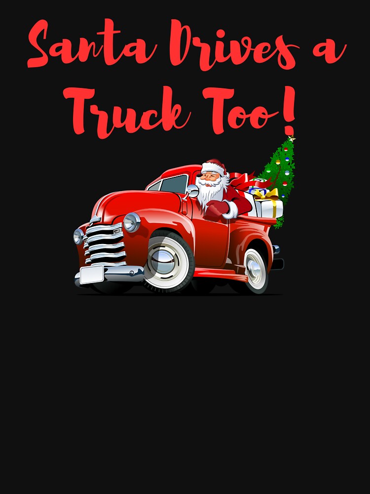 Santa drivers a truck too! Truck Driver by CottonWonders