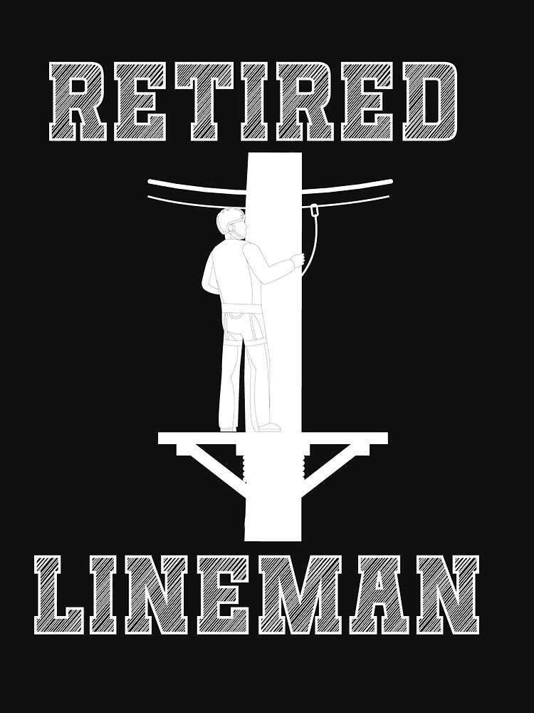 Lineman Retirement, Lineman grandpa, Lineman Retirement Gifts by Lactus