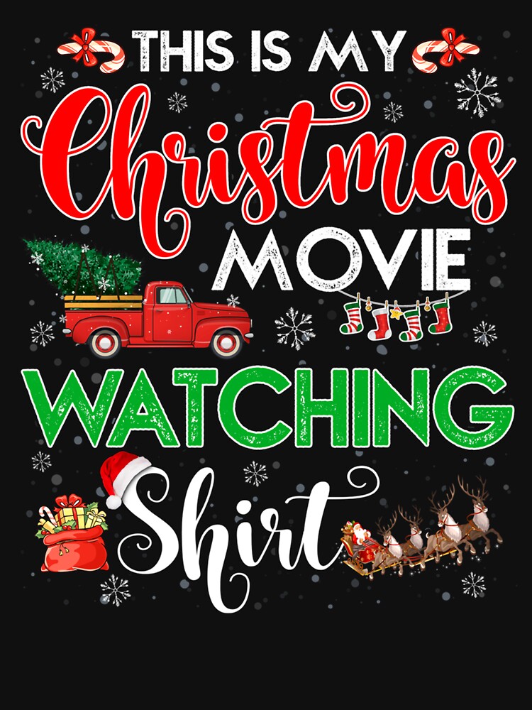 This Is My Christmas Movie Watching with Red Truck Pajamas by brntcoff1