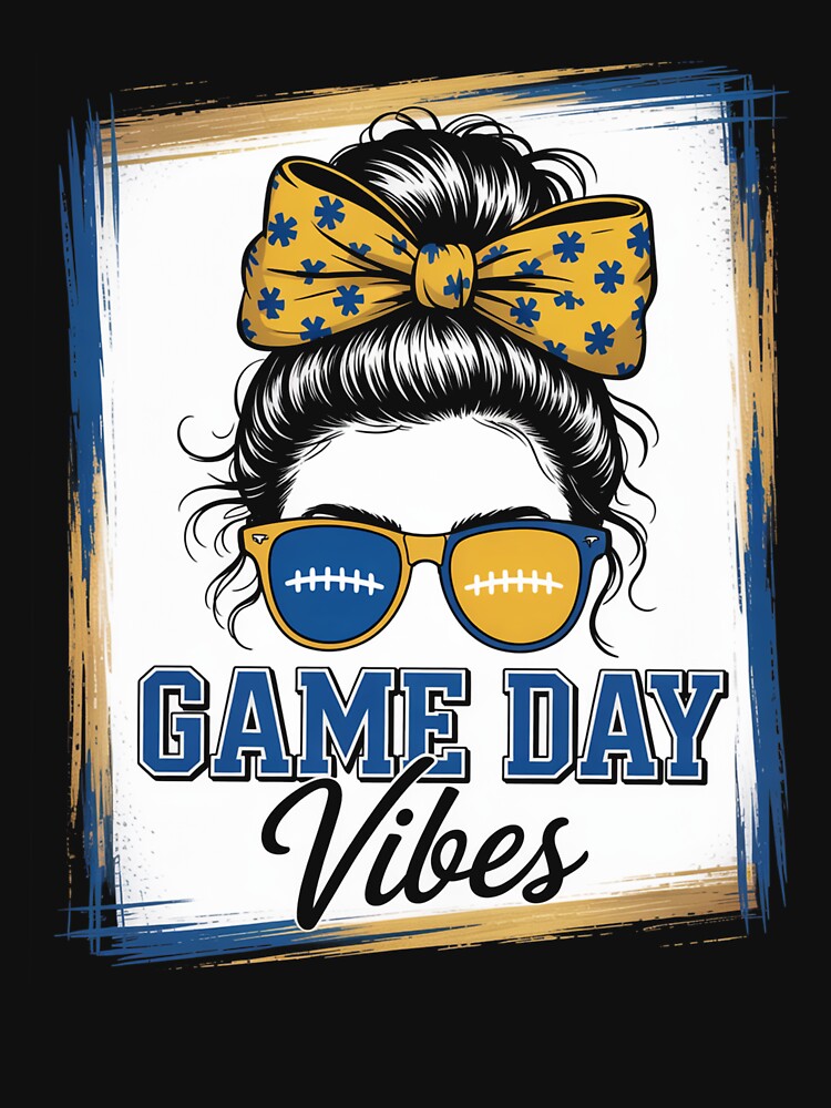 Game Day Vibes Football Leopard by StephenDDArt
