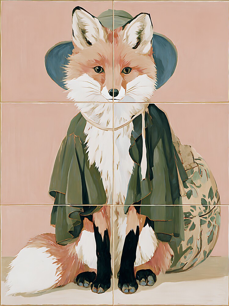 The Charming Cottagecore Fox by bapupa