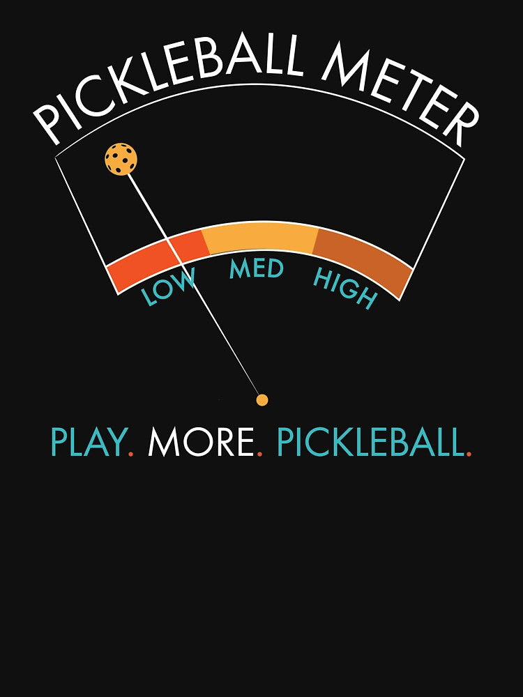 Funny Pickleball Meter by whyitsme
