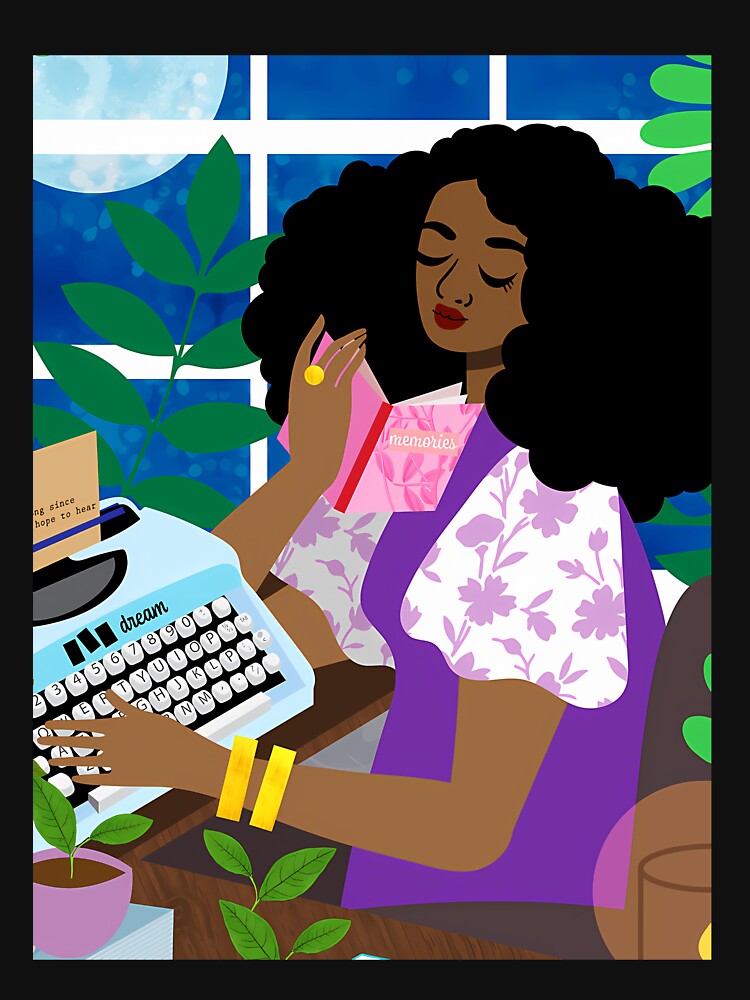 Typewriter Retro Illustration by uyvcgmiqdyu38