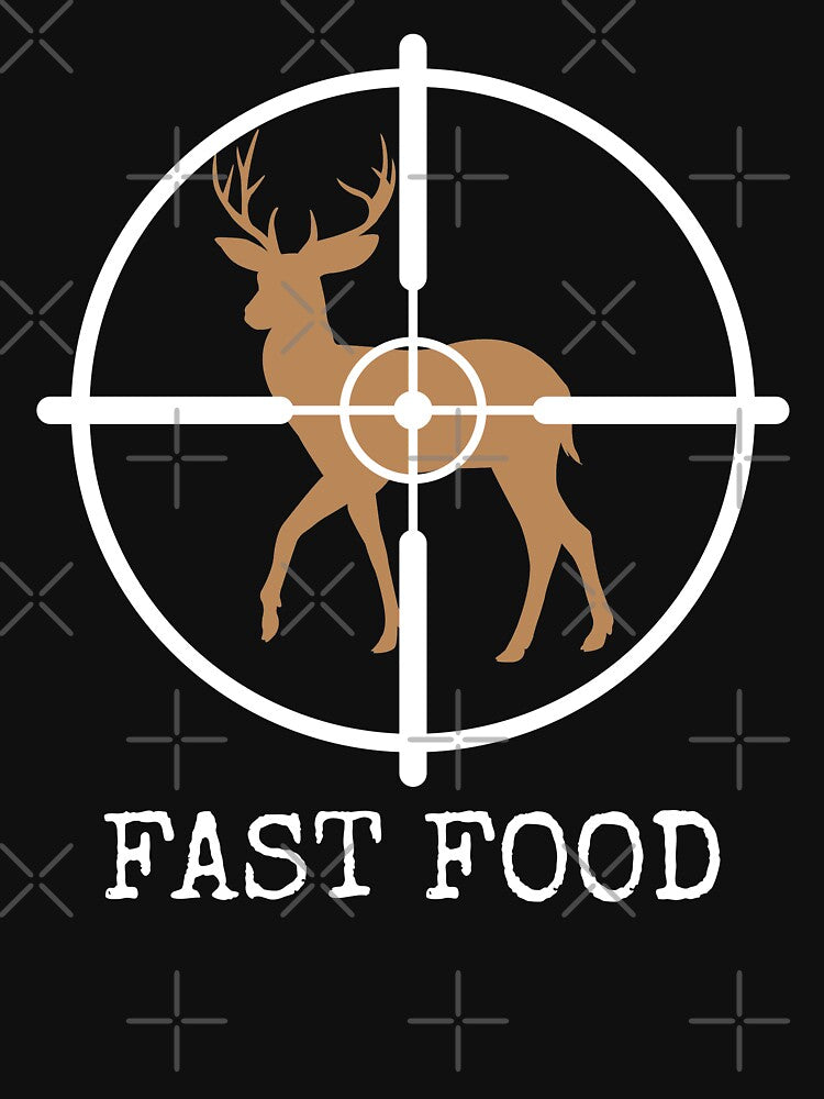 Fast Food Deer Hunting Crosshair Shot by liftdesign
