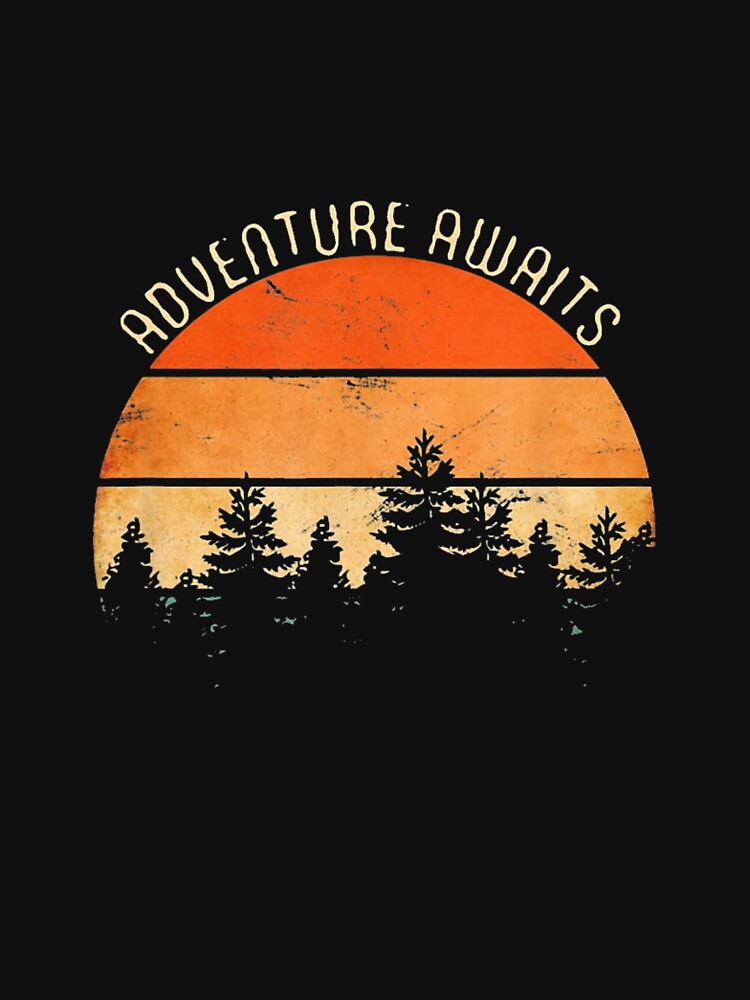 Adventure Awaits Retro Hiking by Irundell2020