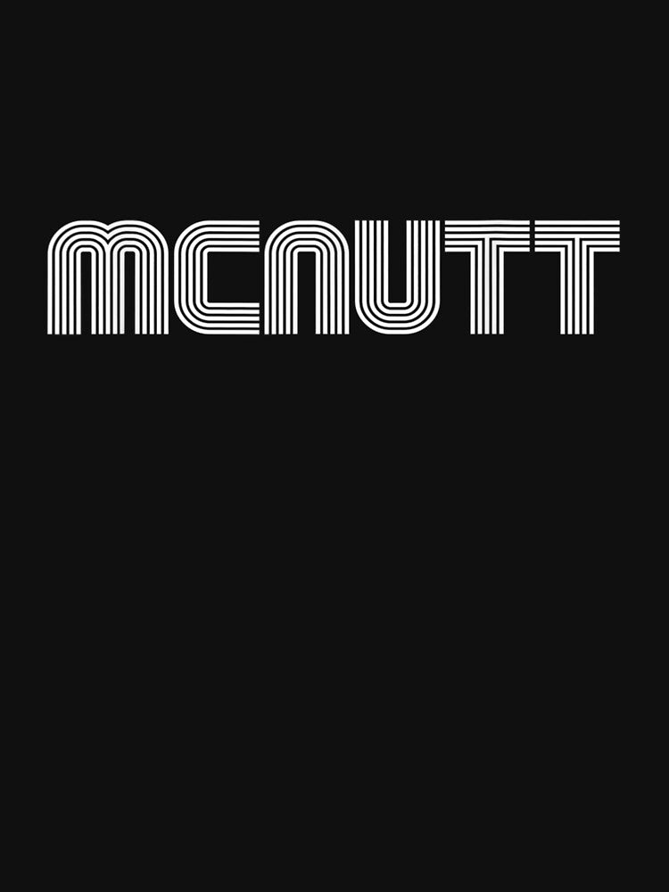 Mcnutt Name Vintage Retro 60s 70s 80s Sport Funny by lolahomya
