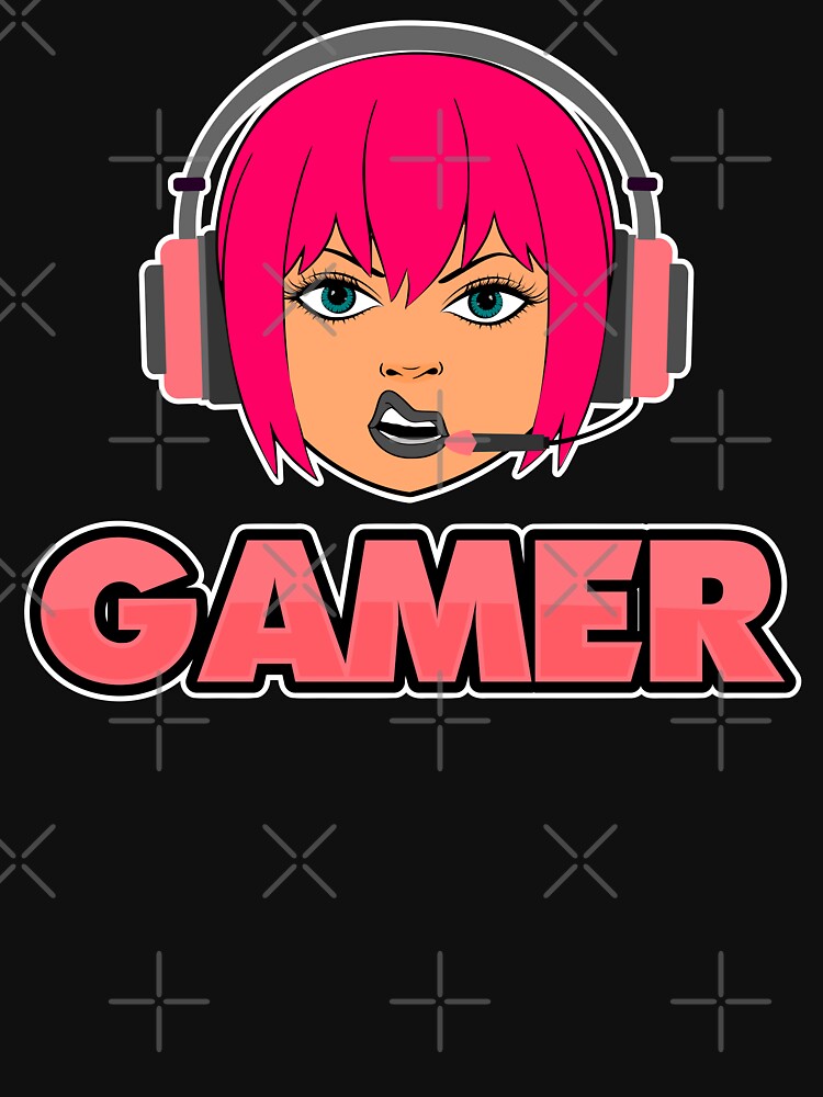 PINK GAMER GIRL by Chaos Apparel