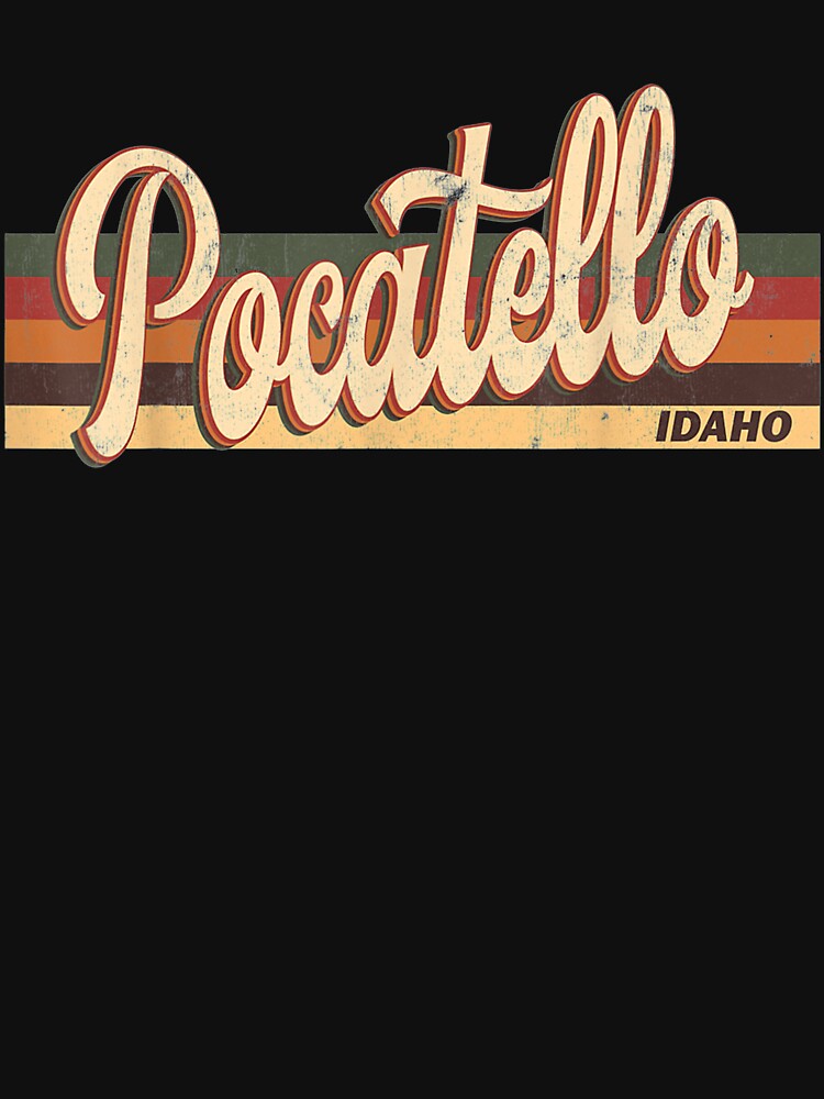 Vintage 80s 70s Pocatello Retro Idaho by manidala