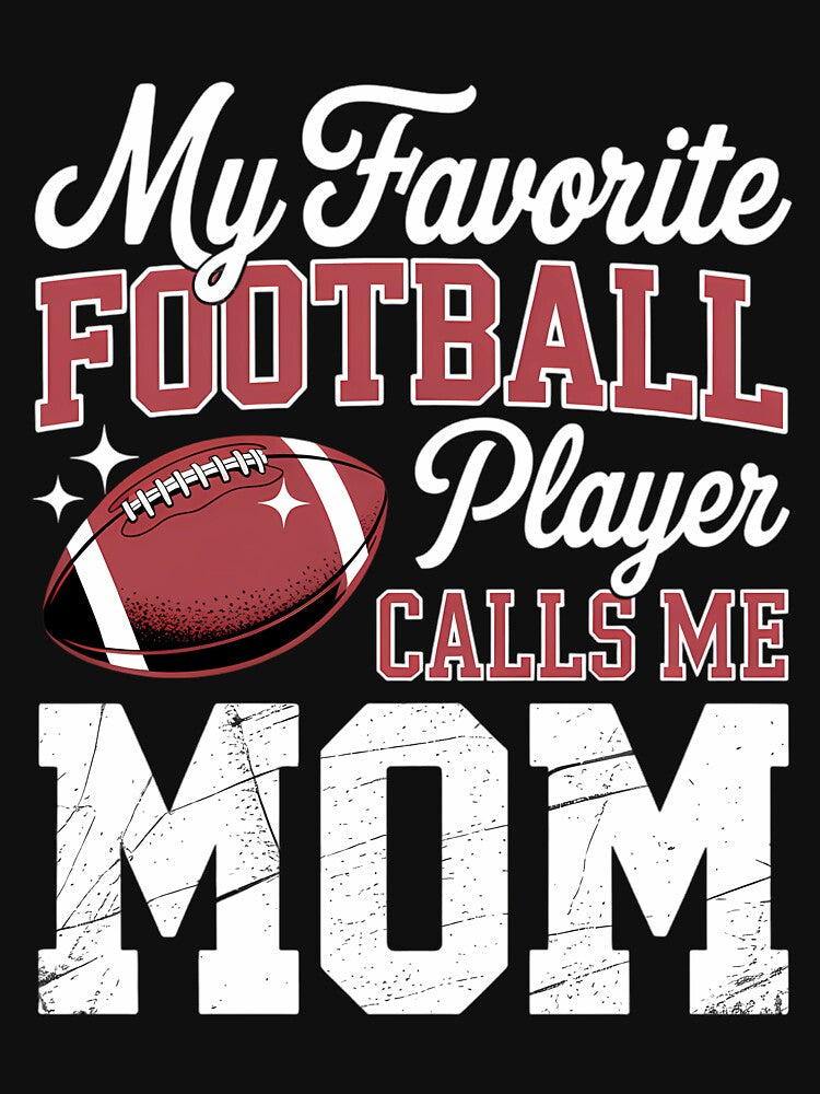 Mothers Day American Football Player Mom Sports Football by ValerieRodrigue