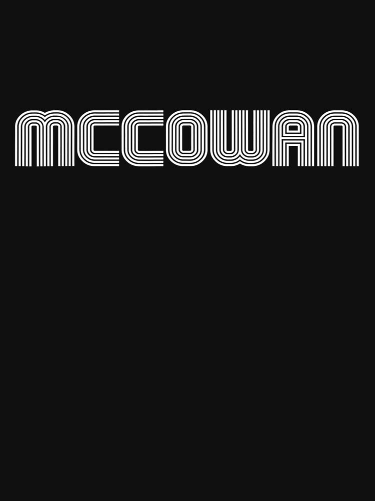 Mccowan Name Vintage Retro 60s 70s 80s Sport Funny by ninapfvu