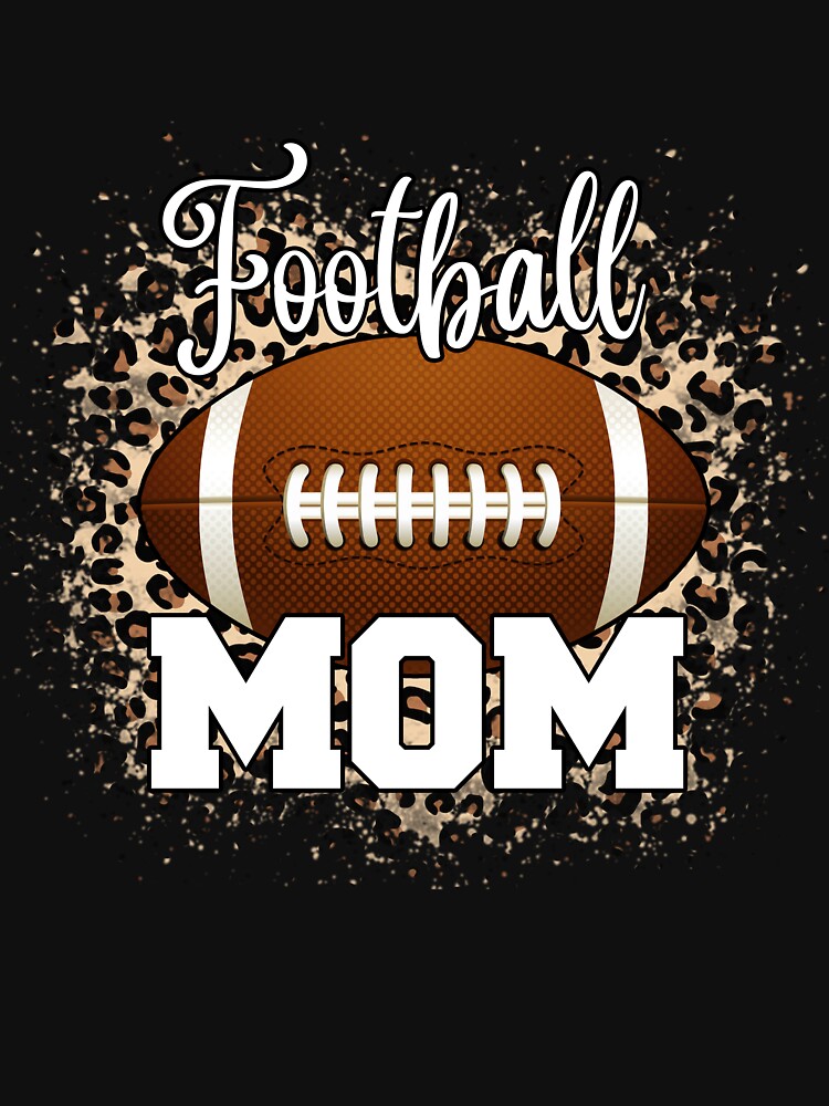 Football Mom Leopard Mother's Day by holtehuey