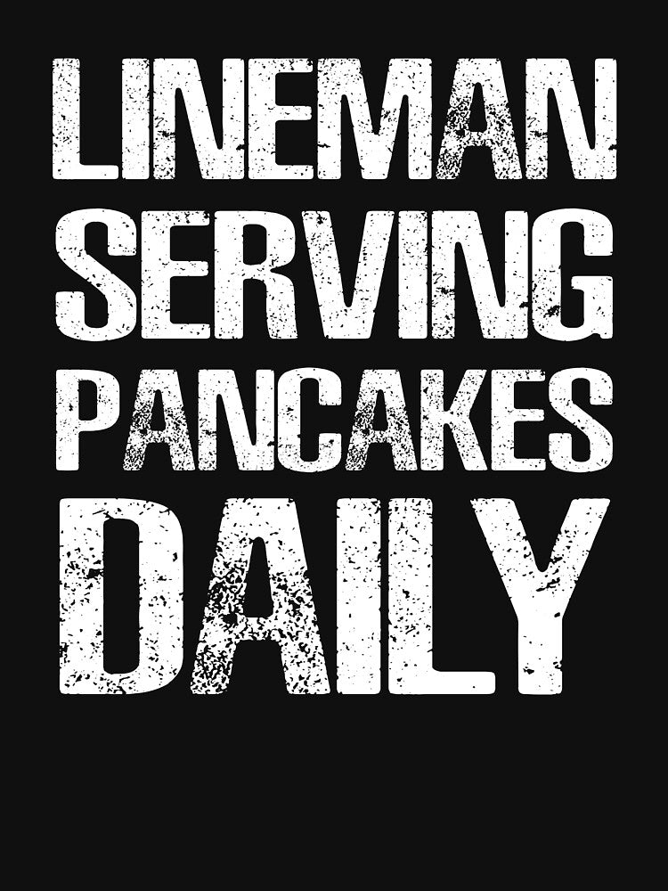 lineman serving pancakes daily by Ayalolo2020