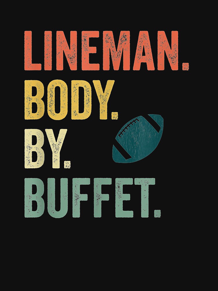 Lineman For Offensive Retro Vintage by vivanbess