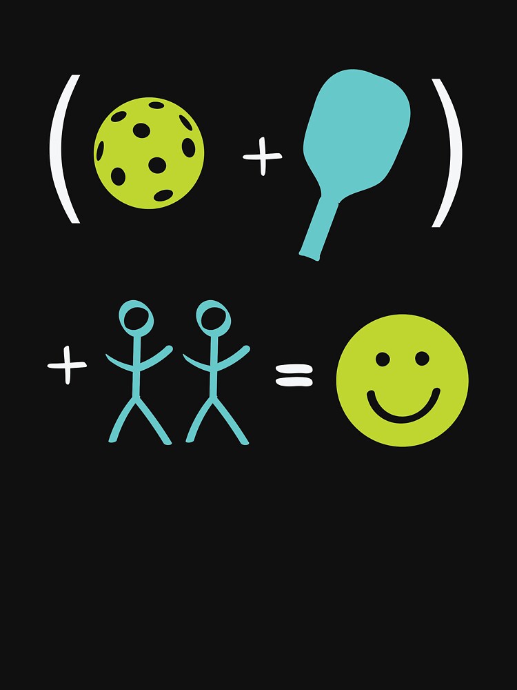 Happy Pickleball Equation by whyitsme