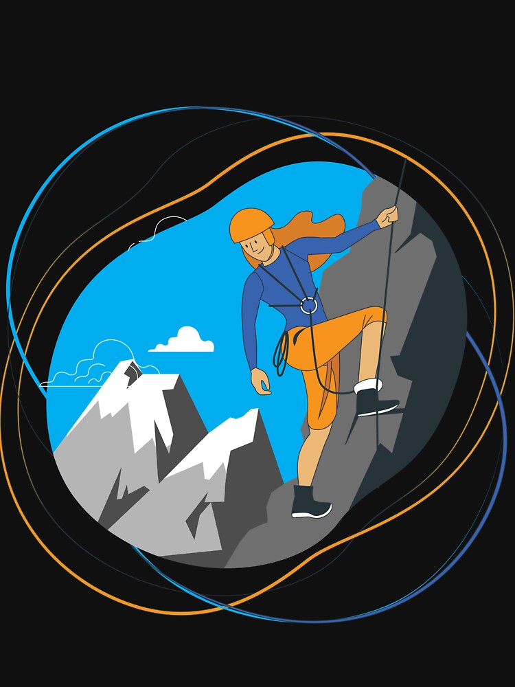 Mountain Hiking adventure style by 7-Studio