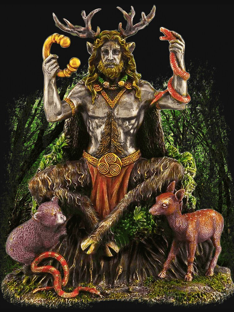 Cernunnos Celtic God Forest Scene by signsandsymbols Unisex