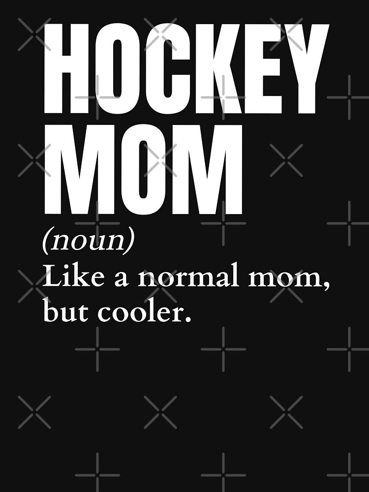 Funny Hockey Mom Definition by LaughingHorseCo