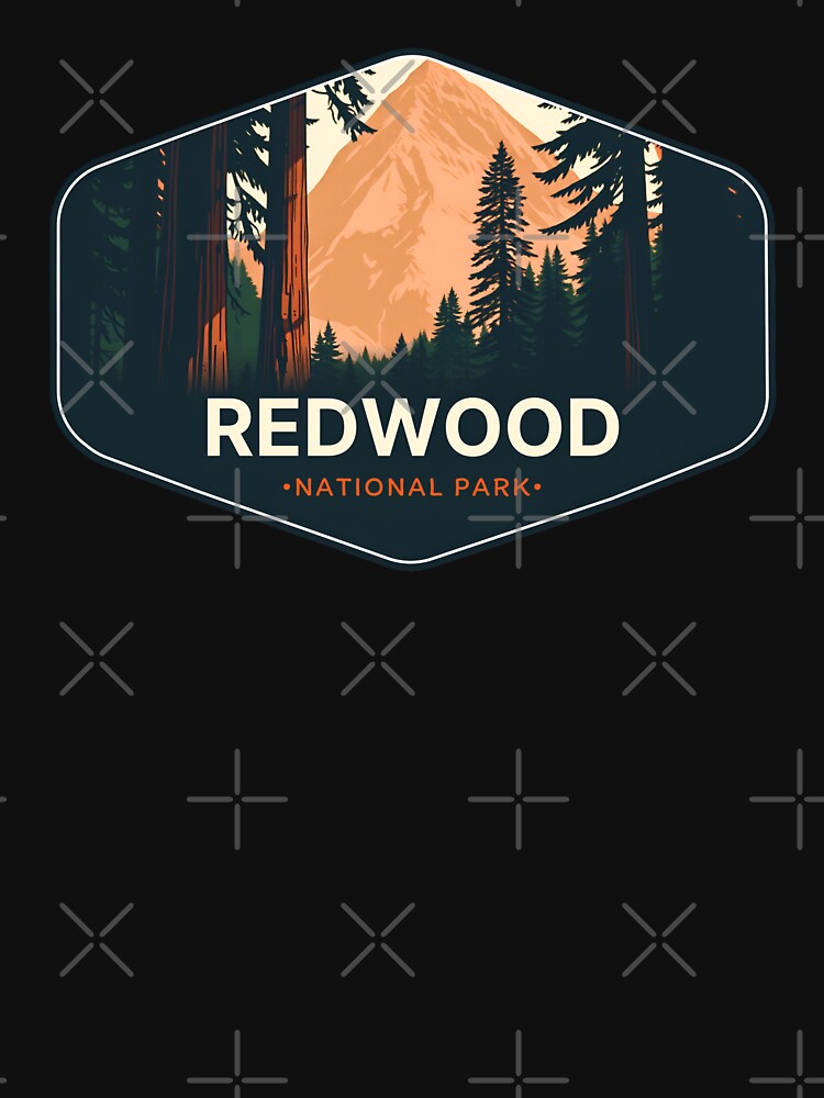 Redwood National Park, Souvenir, California, Hiking, Vintage by svarupa