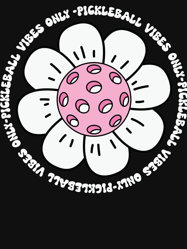 Pickleball Flower by ShortnezDoodles