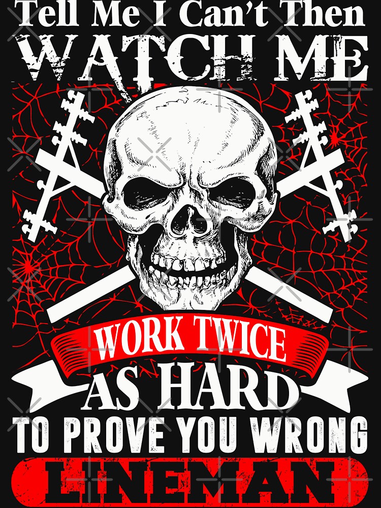 Gift for lineman halloween skull linemen by BrennaEirlys