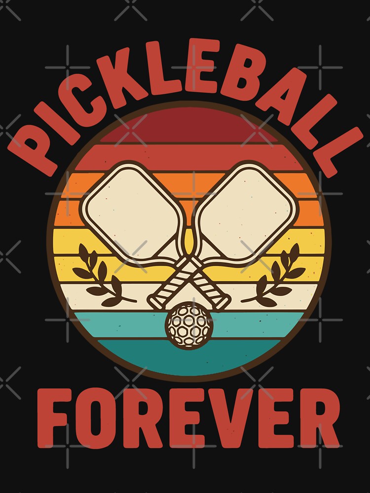 Pickleball Forever funny player pickle ball by LuminOrb